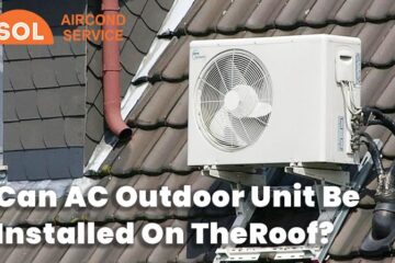 can ac outdoor uni be installed on the roof