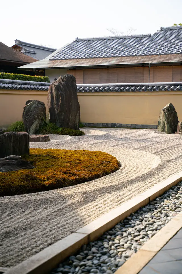 create rock garden instead of normal green garden to reduce attracting insects